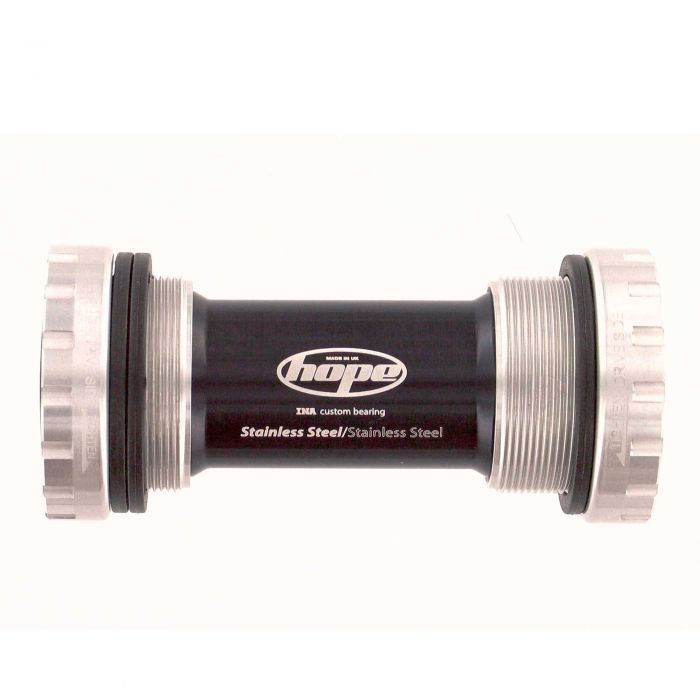 Hope Stainless Bottom Bracket Cups - 24mm Axle - 68/73mm Silver - Image 1