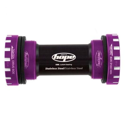 Hope Stainless Road Bottom Bracket Cups - 68mm Purple