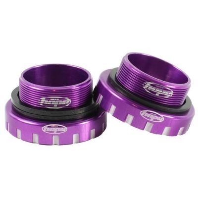Hope Stainless Bottom Bracket Cups - 30mm Axle - Purple