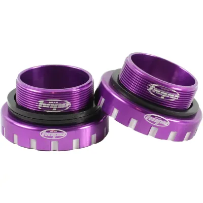 Hope Stainless Bottom Bracket Cups - 30mm Axle - Purple - Thumbnail 2