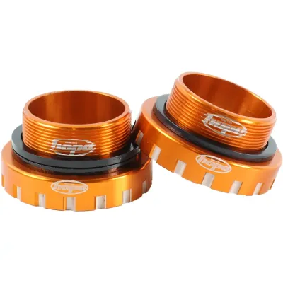 Hope Stainless Bottom Bracket Cups - 30mm Axle - Orange - Thumbnail 2