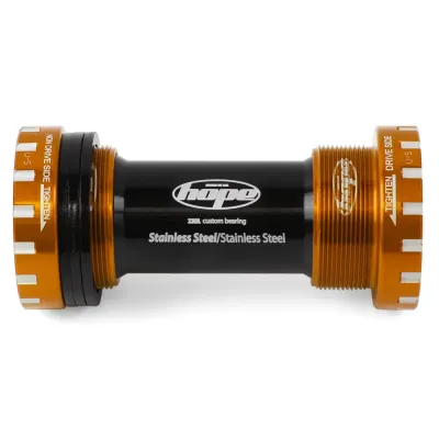 Hope Stainless Bottom Bracket Cups - 24mm Axle - 68/73mm Orange - Thumbnail 2