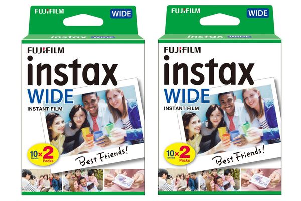 Fujifilm Instax Wide Picture Format Instant Photo Film - White - Pack