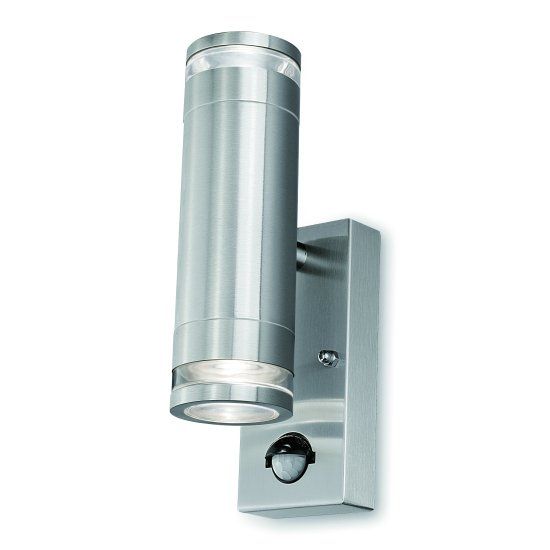 4LITE Marinus Range 4L2/2306 Smart LED Outdoor Wall Light - Stainless Steel, Twin Pack, Stainless Steel - Image 1