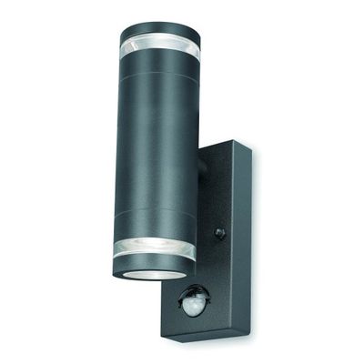 4LITE Marinus Range 4L2/2308 Smart LED Outdoor Wall Light - Anthracite, Twin Pack
