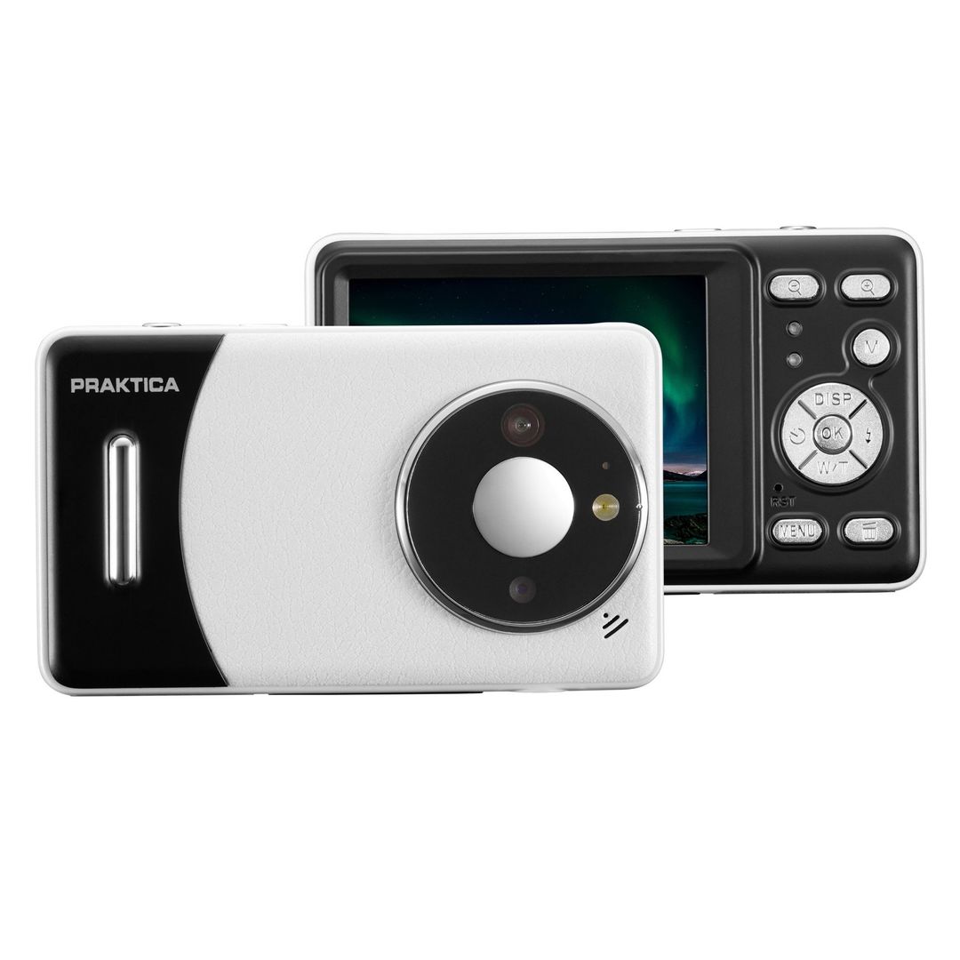 PRAKTICA DZ13 Compact Digital Camera - White & Black, Black,White - Image 1