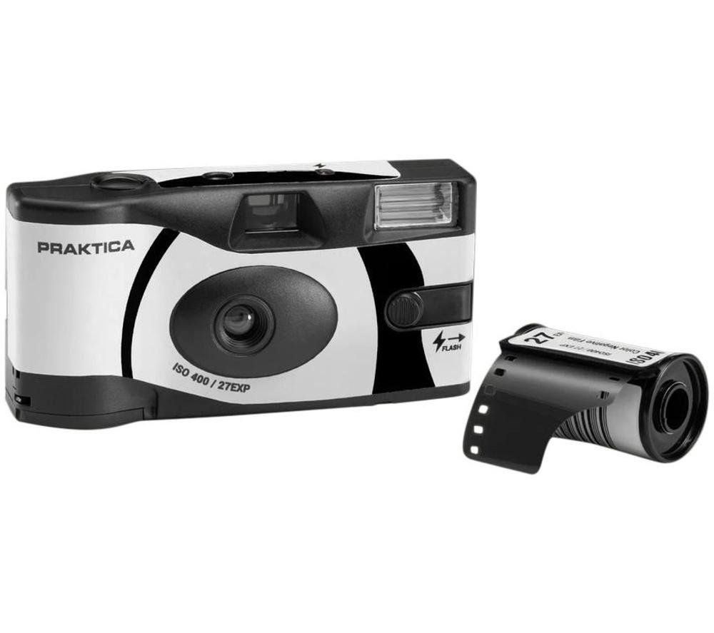 PRAKTICA N21F-BK/WH Disposable Camera - Black & White, Black,White - Image 1