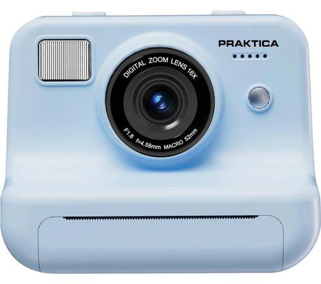 PRAKTICA Snap & Stick Instant Print Kids Camera - Blue, Blue