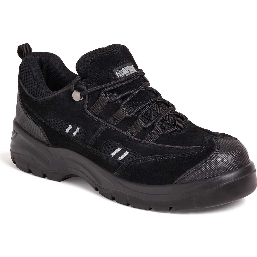 Apache AP302SM Suede Safety Trainers Black Size 6 - Image 1