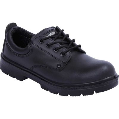 Apache AP306 4 Eye Safety Shoes Black Size 7