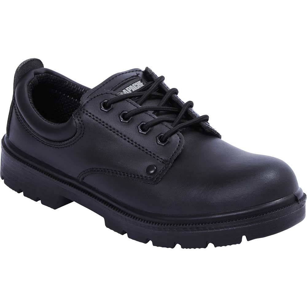 Apache AP306 4 Eye Safety Shoes Black Size 9 - Image 1