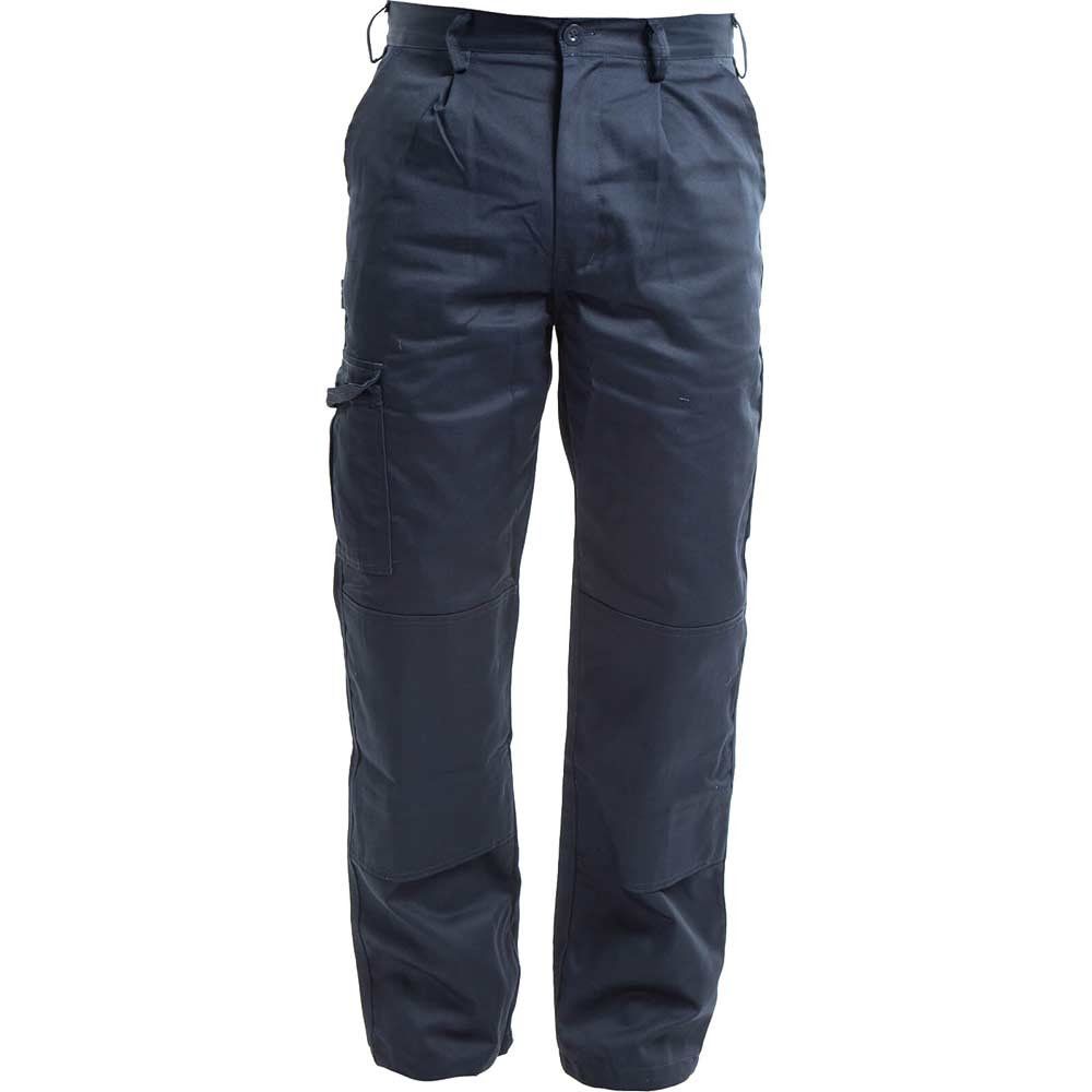 Apache Mens APIND Industry Work Trousers Navy 34" 31" - Image 1