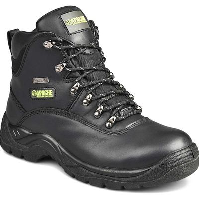 Apache SS81 Waterproof Safety Hiker Boots Black Size 4