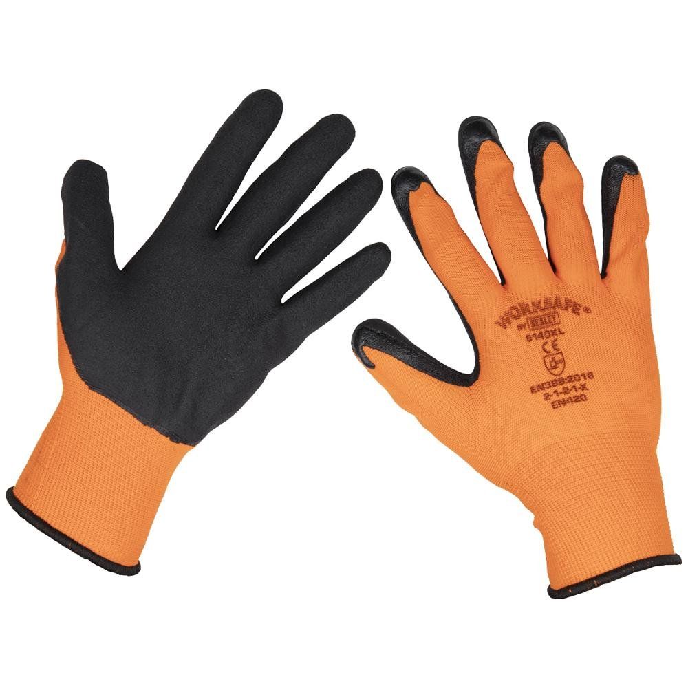 Sealey 9140XL Foam Latex Gloves (X-Large) - Pair - Image 1