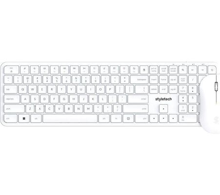 STYLETECH MK750 Wireless Keyboard & Mouse Set - White
