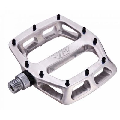 DMR V12 Pedals - Polished Silver