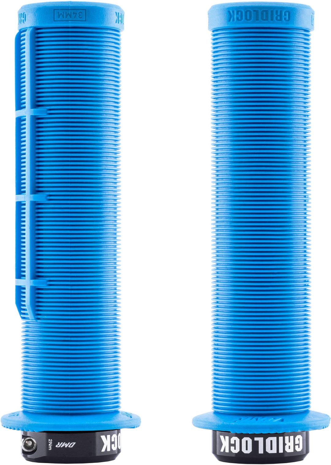 DMR Gridlock Lock-On Grips - Blue - Image 1