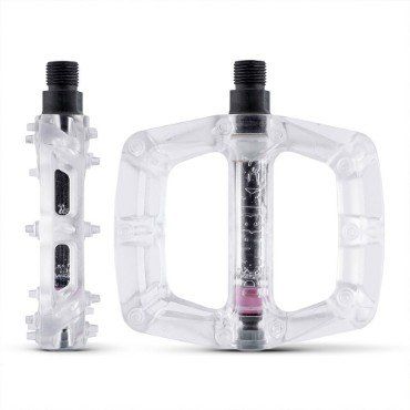 DMR V6 Pedals - Clear Glacier