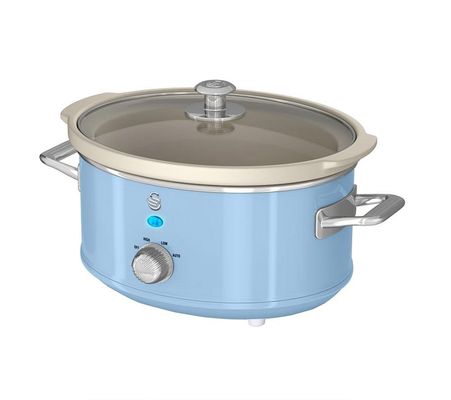 SWAN Retro SF17021BLN Slow Cooker - Blue, Blue