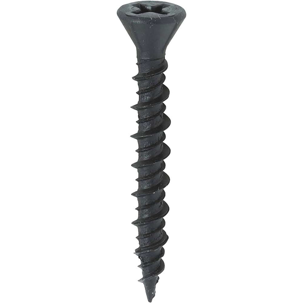 Timco 00030DRYD Drywall Dense Board Screws - Ph - Reduced Countersunk - High-Low Thread - Black 3.9 X 30 - Image 1
