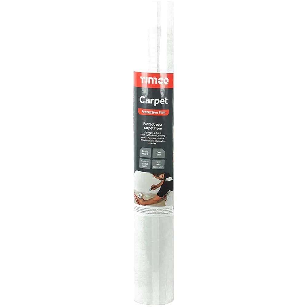 Timco 100CP Protective Film - For Carpet 100M X 0.6M Roll 1 - Image 1