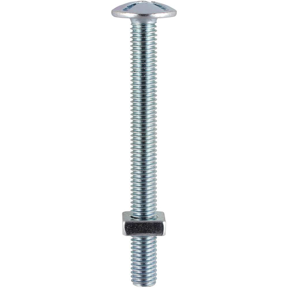 Timco 0850RB Roofing Bolts With Square Nuts - Zinc M8 X 50 Box 100 - Image 1