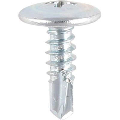 Timco 00016WHSD Metal Construction Sheet & Framing Screws - Ph - Wafer - Self-Drilling - Zinc 4.2 X 16