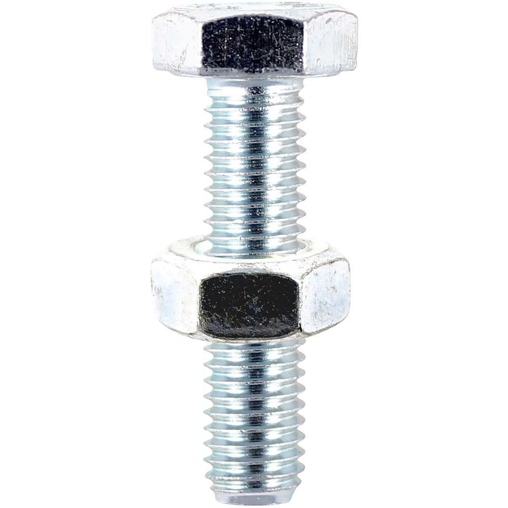 Timco 1250SNZB Set Screws & Hex Nuts - Grade 8.8 - Zinc M12 X 50 TIMbag 18 - Image 1