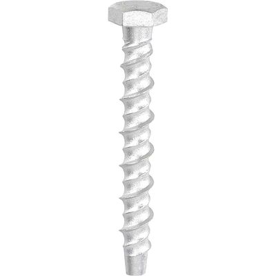 Multi Fix Bolt Hex Head Concrete Screws 10mm 100mm Pack of 12