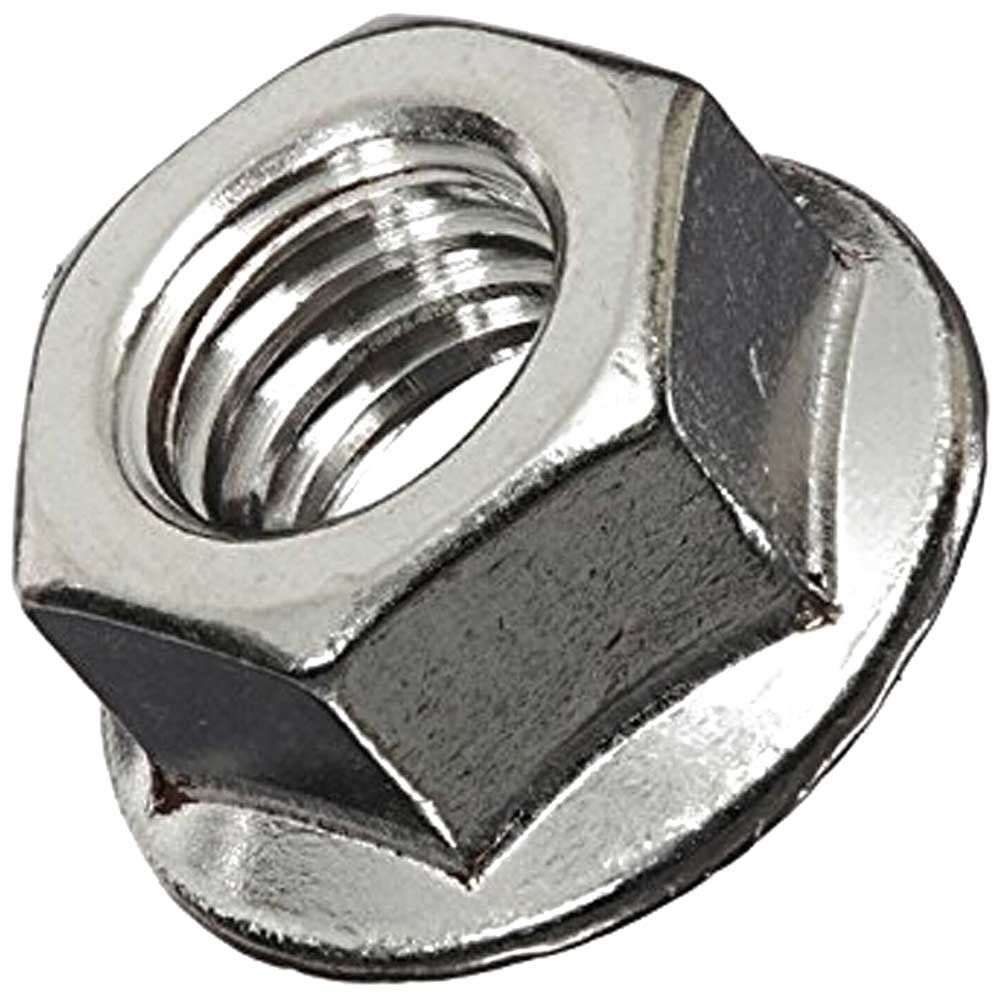 Timco NF8Z Hex Serrated Flange Nuts - Zinc M8 Box 200 - Image 1