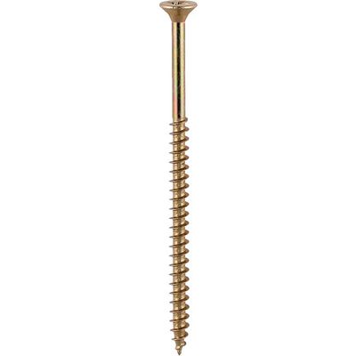 Timco 35030C2 C2 Strong-Fix Multi-Purpose Premium Screws - Pz - Double Countersunk - Yellow 3.5 X 30 Box 200