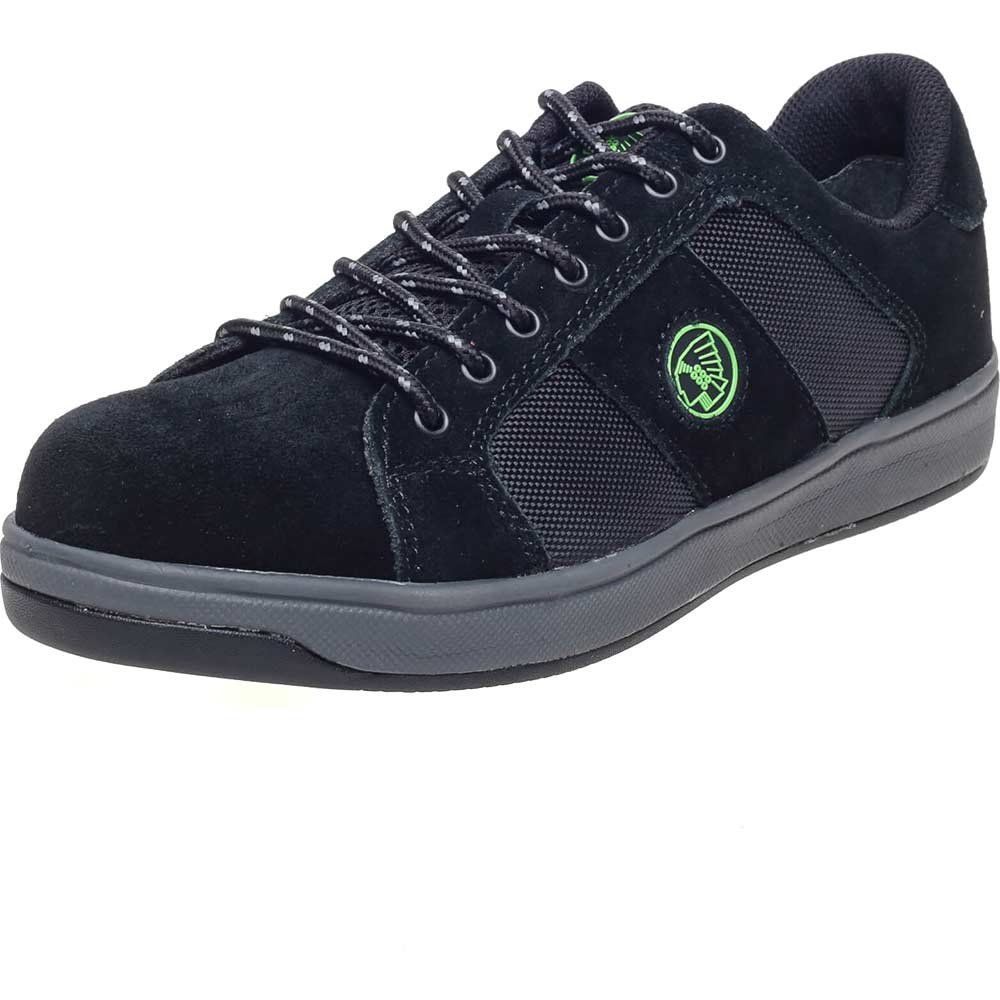 Apache KICK Suede Cup Sole Safety Trainers Black Size 7 - Image 1