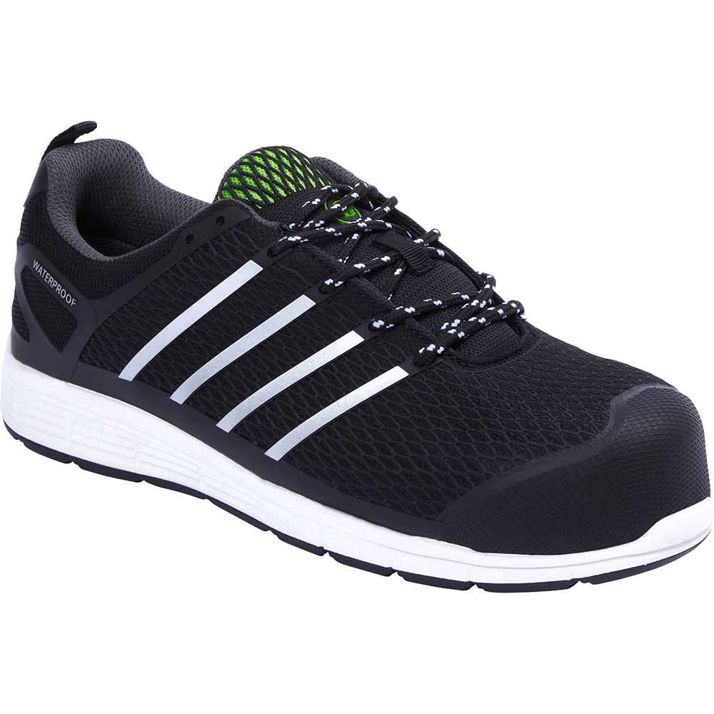 Apache Motion WR Waterproof Sports Safety Trainers Black Size 9 - Image 1