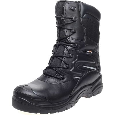 Apache COMBAT Non Metallic High Leg Safety Boots Black Size 11
