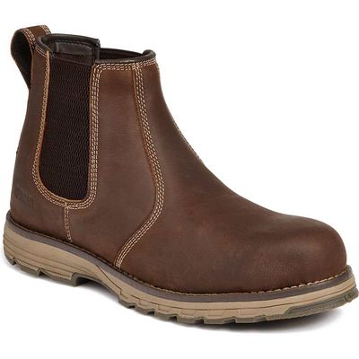 Apache Flyweight Dealer Water Resistant Safety Boots Brown Size 10