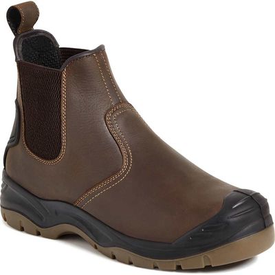 Apache AP71 Safety Dealer Boots Brown Size 6