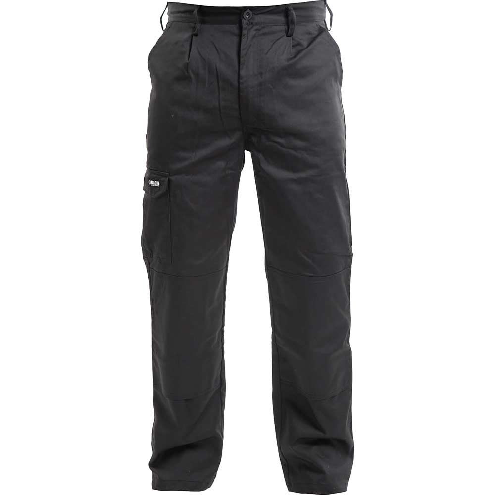 Apache Mens APIND Industry Work Trousers Black 28" 29" - Image 1