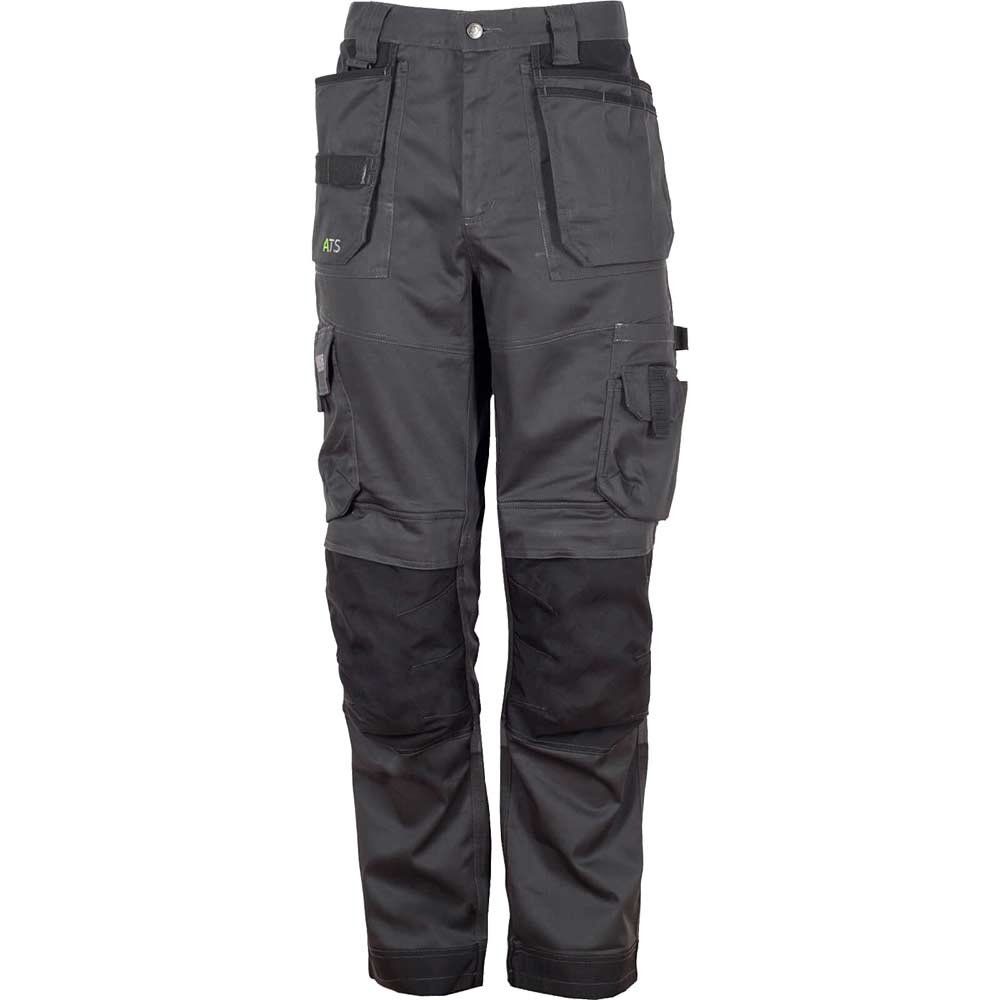 Apache Mens ATS 3D Stretch Holster Work Trousers Grey 34" 33" - Image 1