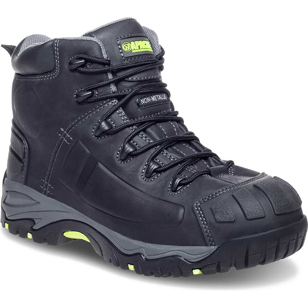 Apache Mercury Non Metallic Waterproof Safety Boots Black Size 7 - Image 1