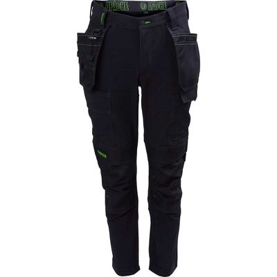 Apache CALGARY 40W/33L Calgary Black Stretch Holster Trousers Waist 40In Leg 33In
