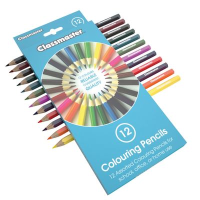 Classmaster CLASSMSTR COLOURING PENCIL AST CPW12