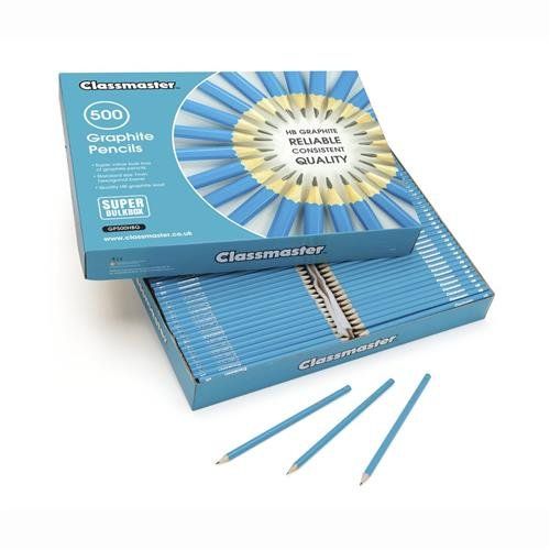 Classmaster Graphite Pencil Hexagonal Barrel HB (Pack 500) - GP500HBG - Image 1