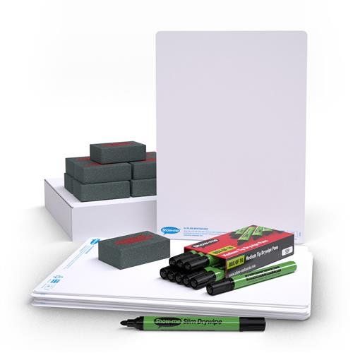 Show-me SHOW-ME PLAIN DRYWIPE BOARD A4 PK10 - Image 1