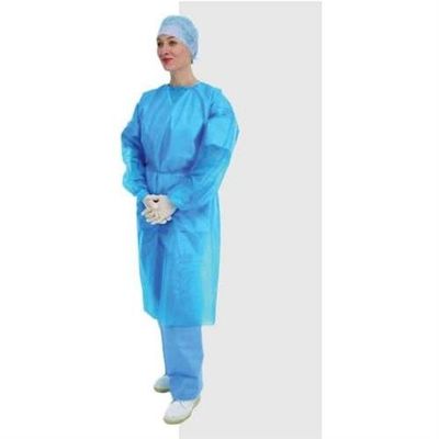 Valuex Isolation Gowns Non Woven 40Gsm Blue (Pack 10) - Igdp10