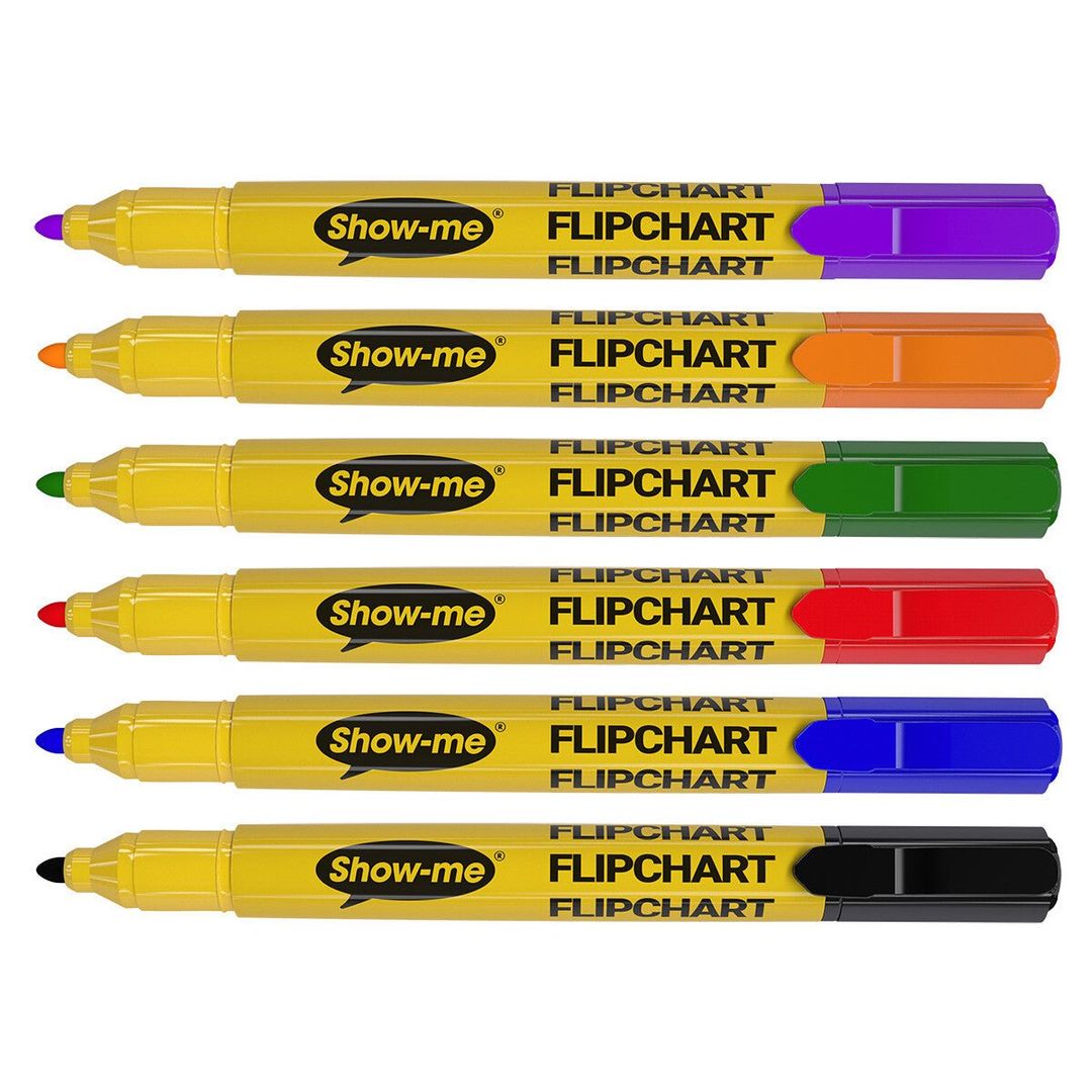 Show-me FCM48A marker 48 pc(s) Bullet tip Assorted colours - Image 1