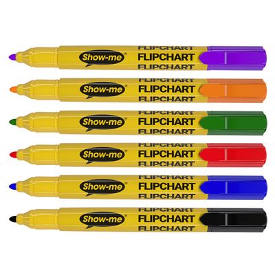 Show-me FCM48A marker 48 pc(s) Bullet tip Assorted colours