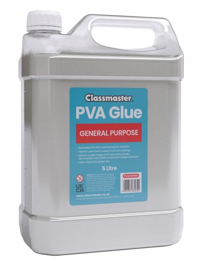 Classmaster PVA Glue General Purpose 5 Litre - PVA5000RD
