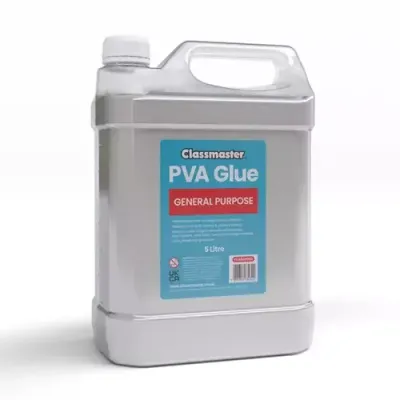 Classmaster PVA Glue General Purpose 5 Litre - PVA5000RD - Thumbnail 2