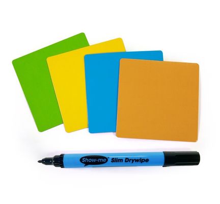 Show-me MAGNET NOTES 75X75MM AST PK40