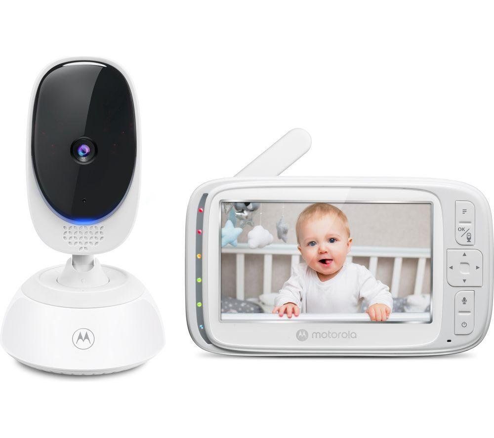 MOTOROLA VM75 5" Video Baby Monitor - White - Image 1